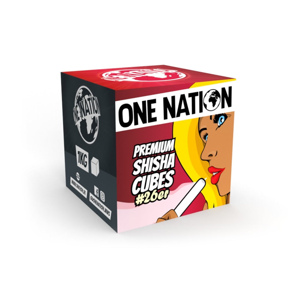 One Nation - Shisha Cubes - #26er 1KG - ShishaBaba