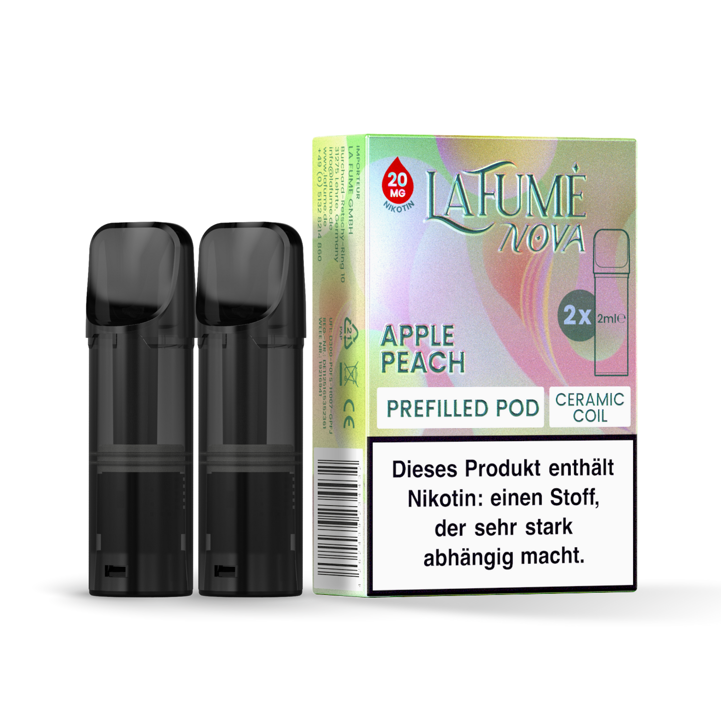 LaFume Nova - Prefilled Pod - Apple Peach