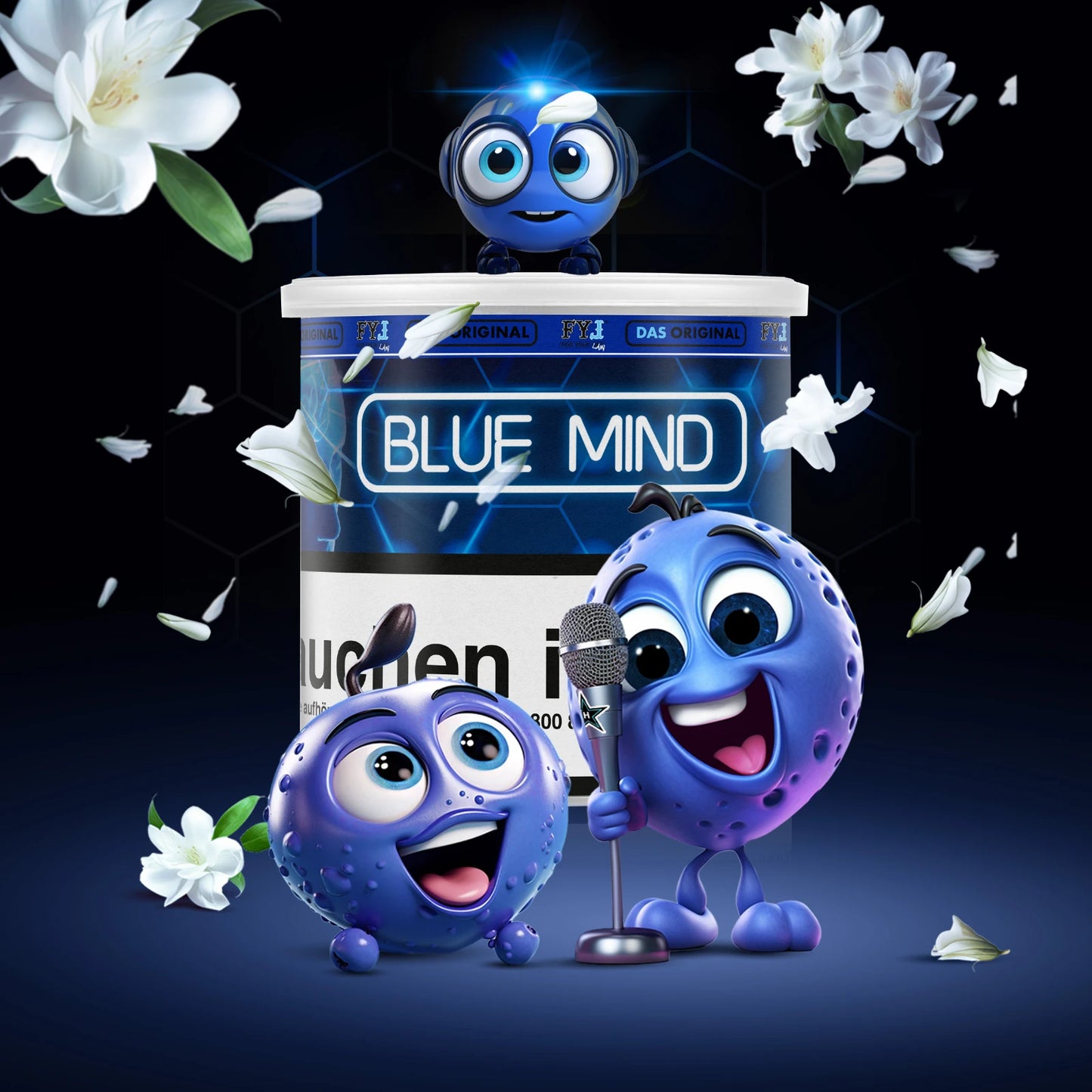 FYL Dry Base - Blue Mind - Pfeifentabak 70g - ShishaBaba