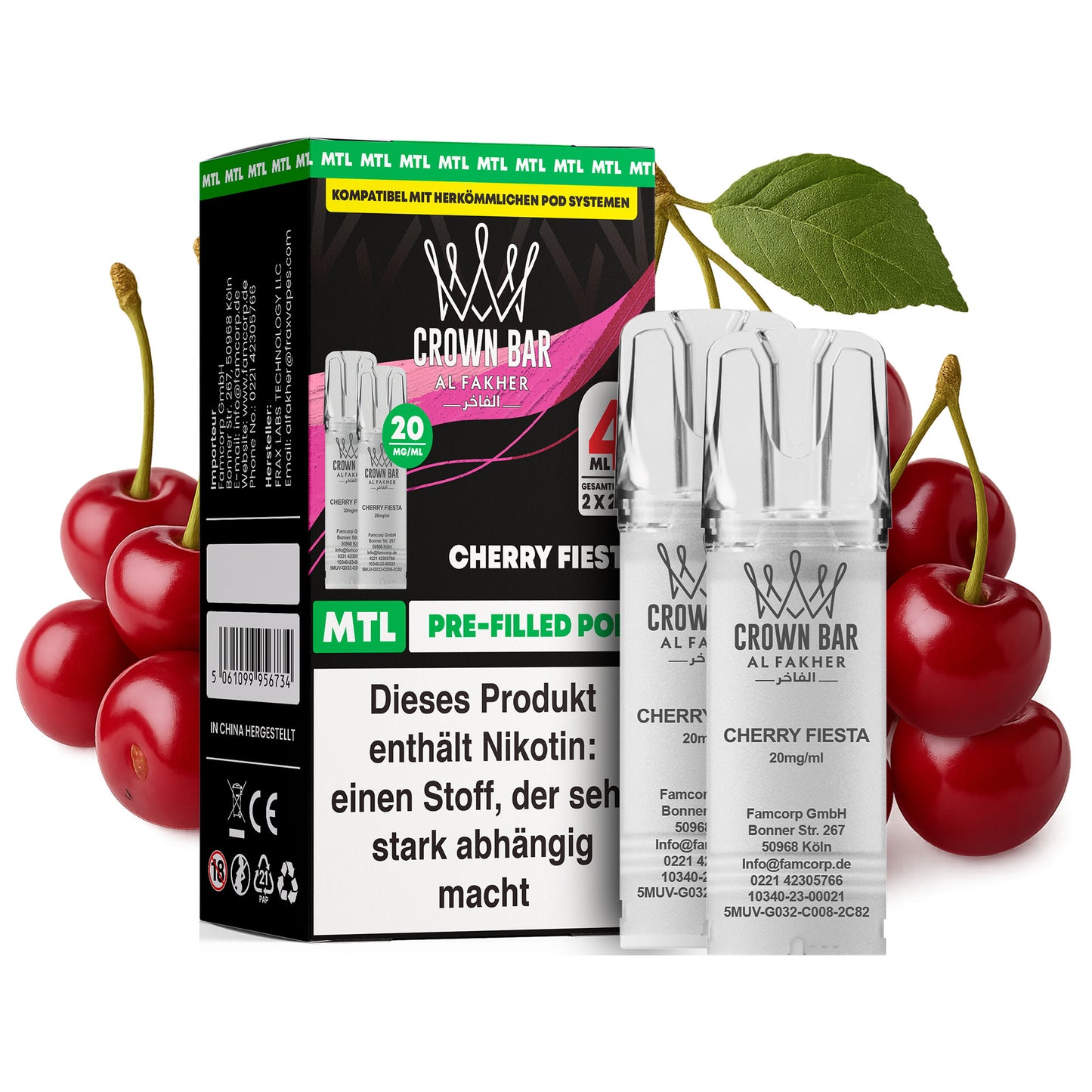 Al Fakher - Prefilled Pod - Cherry Fiesta