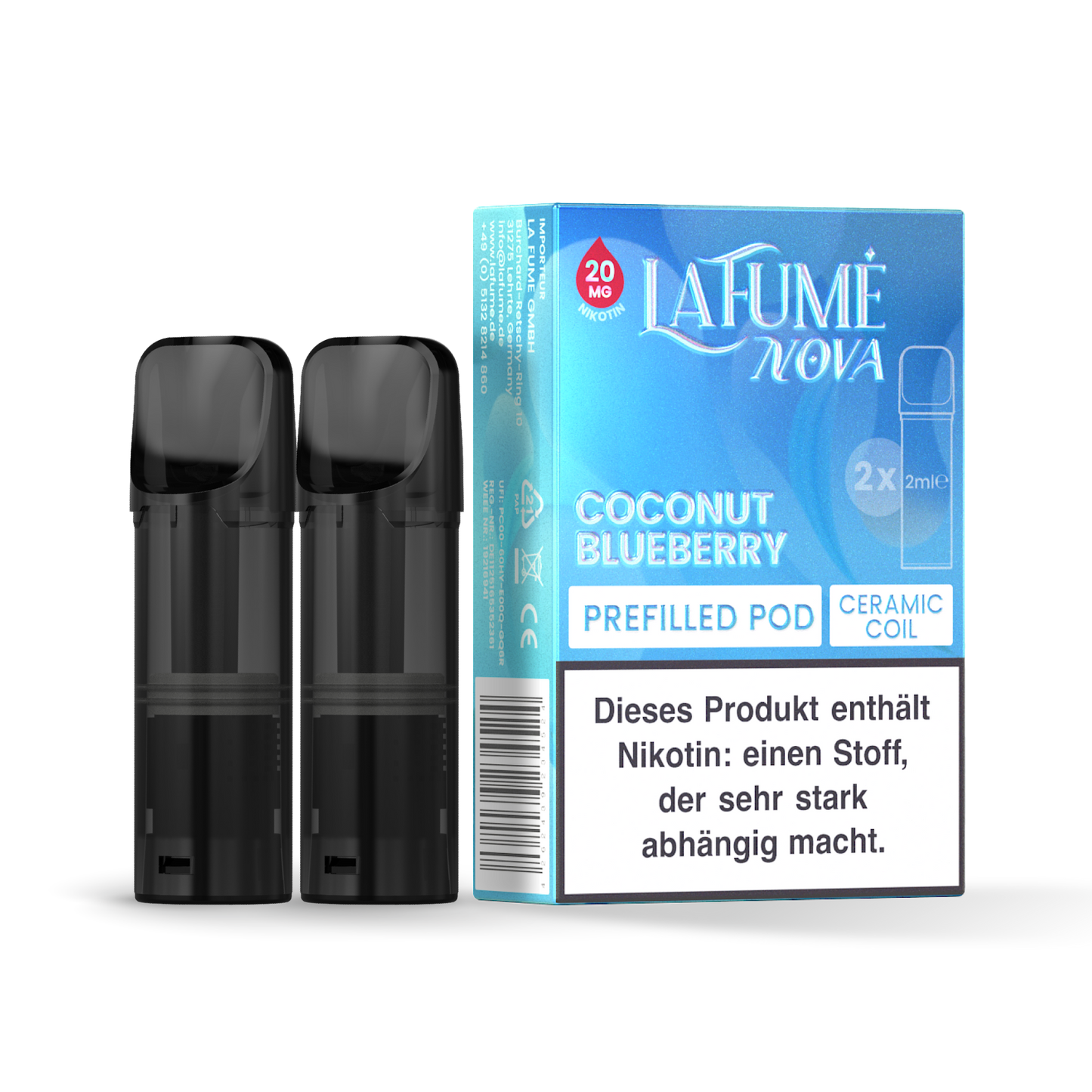 LaFume Nova - Prefilled Pod - Coconut Blueberry