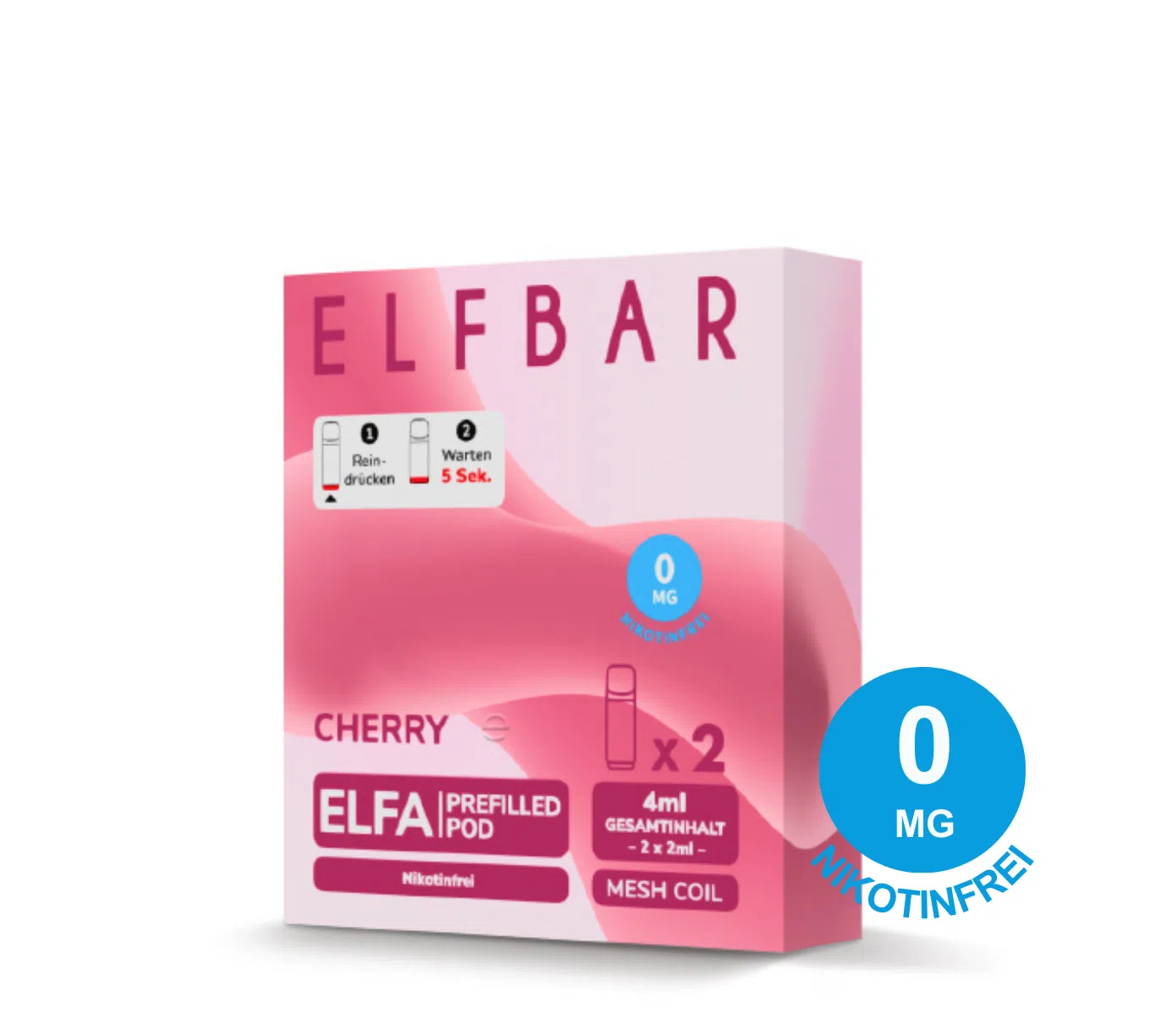 ELFA - Prefilled Pod - Cherry (Nikotinfrei)