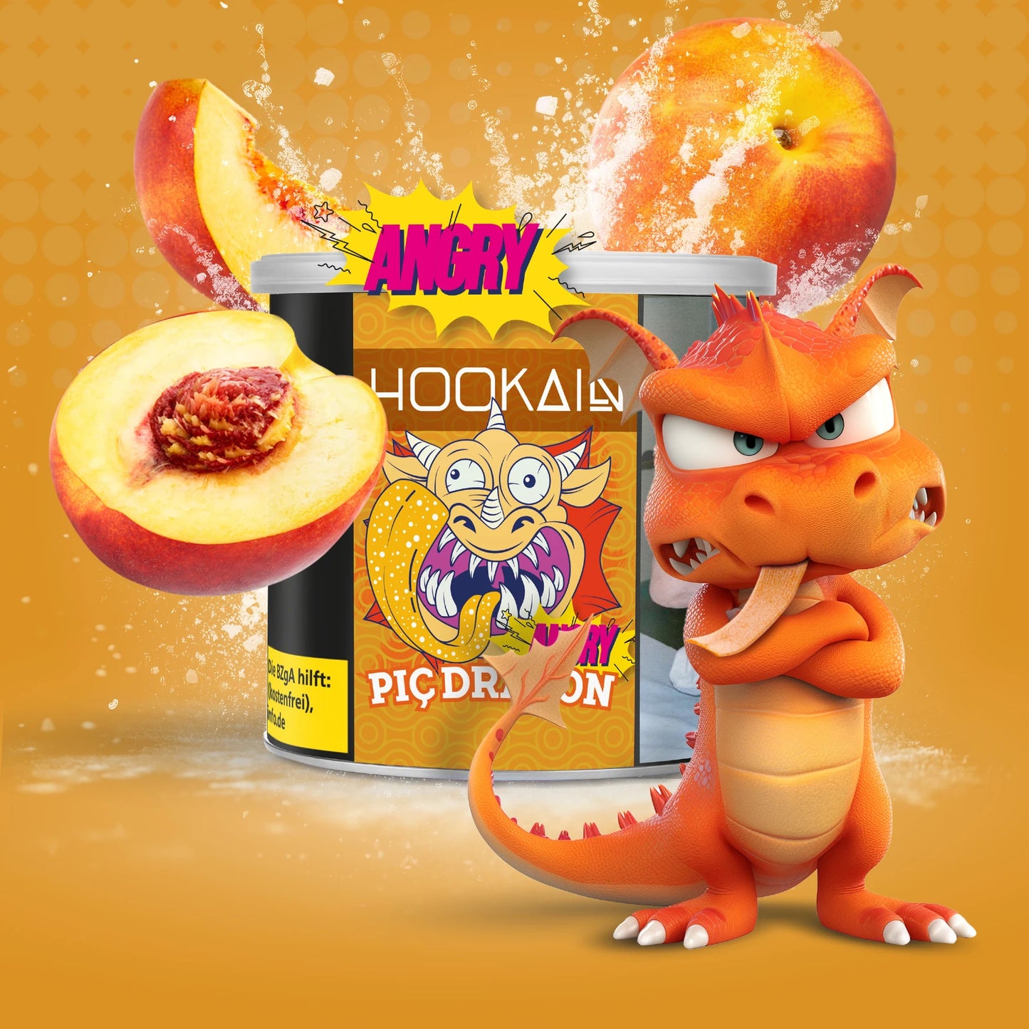 HOOKAIN - ANGRY PIC DRAGON - 200g - ShishaBaba
