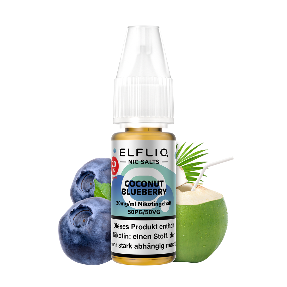 Elfliq Liquid 10ml - Coconut Blueberry - 20mg