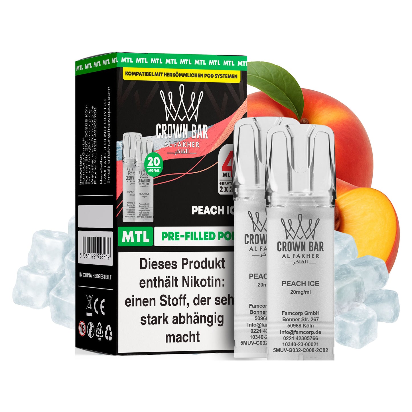 Al Fakher - Prefilled Pod - Peach Ice