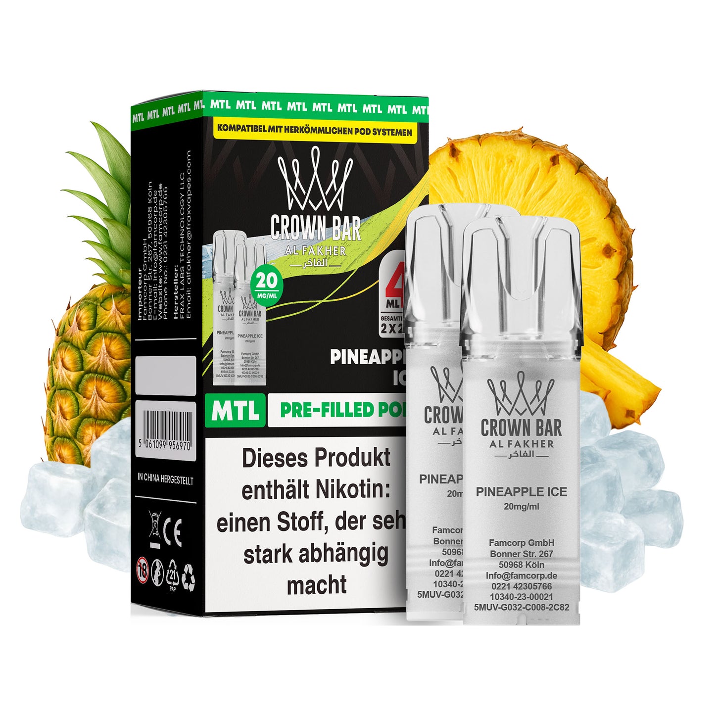 Al Fakher - Prefilled Pod - Pineapple Ice