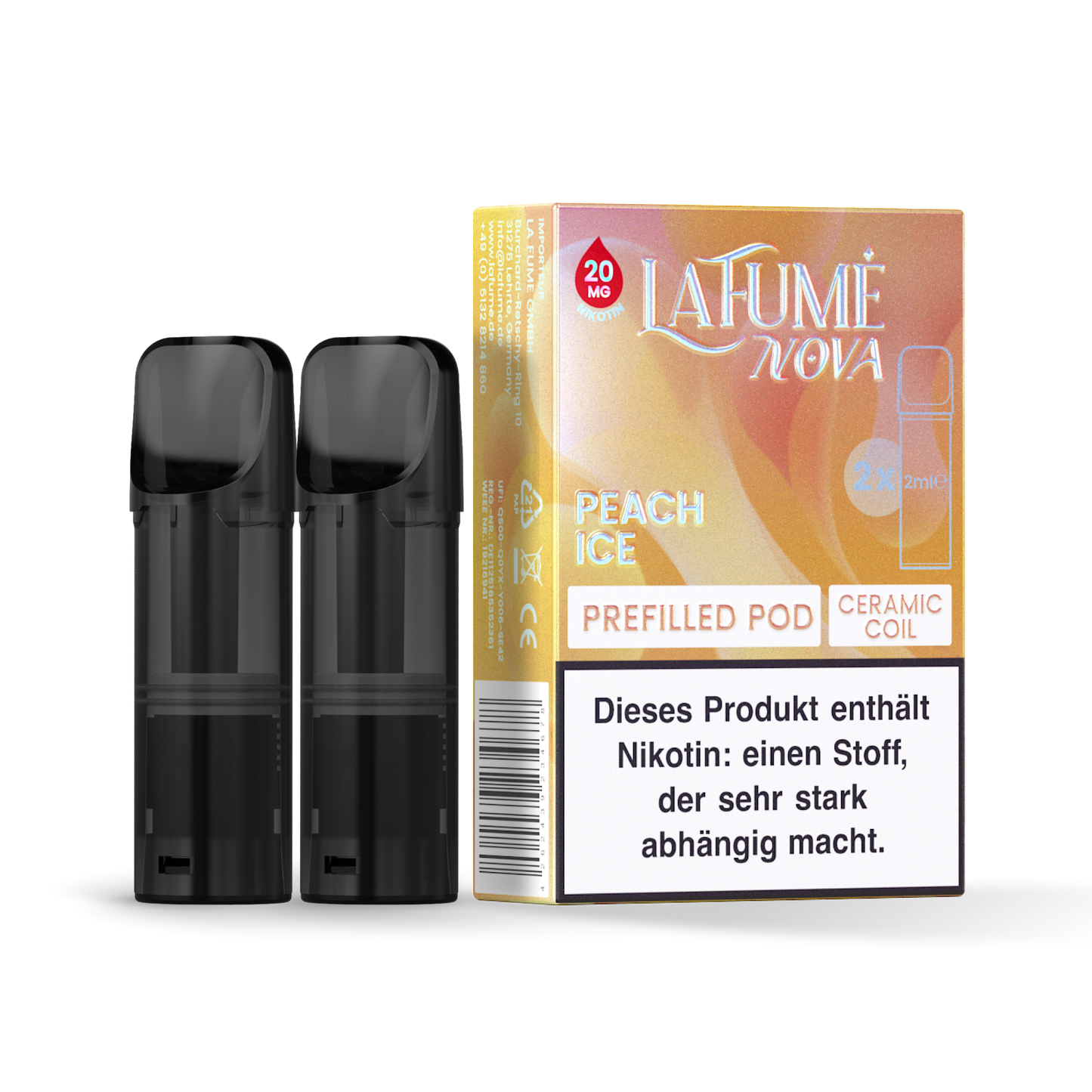 LaFume Nova - Prefilled Pod - Peach Ice