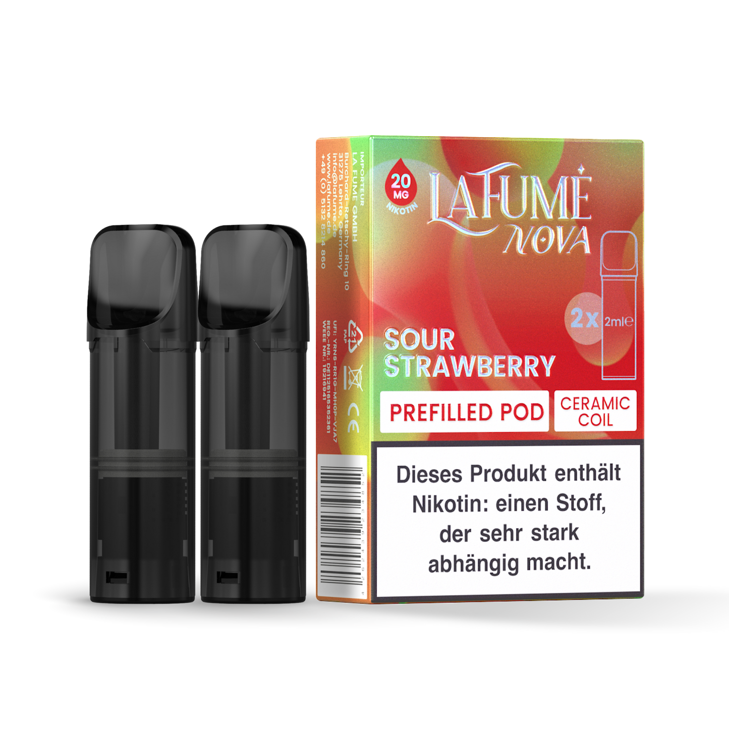 LaFume Nova - Prefilled Pod - Sour Strawberry