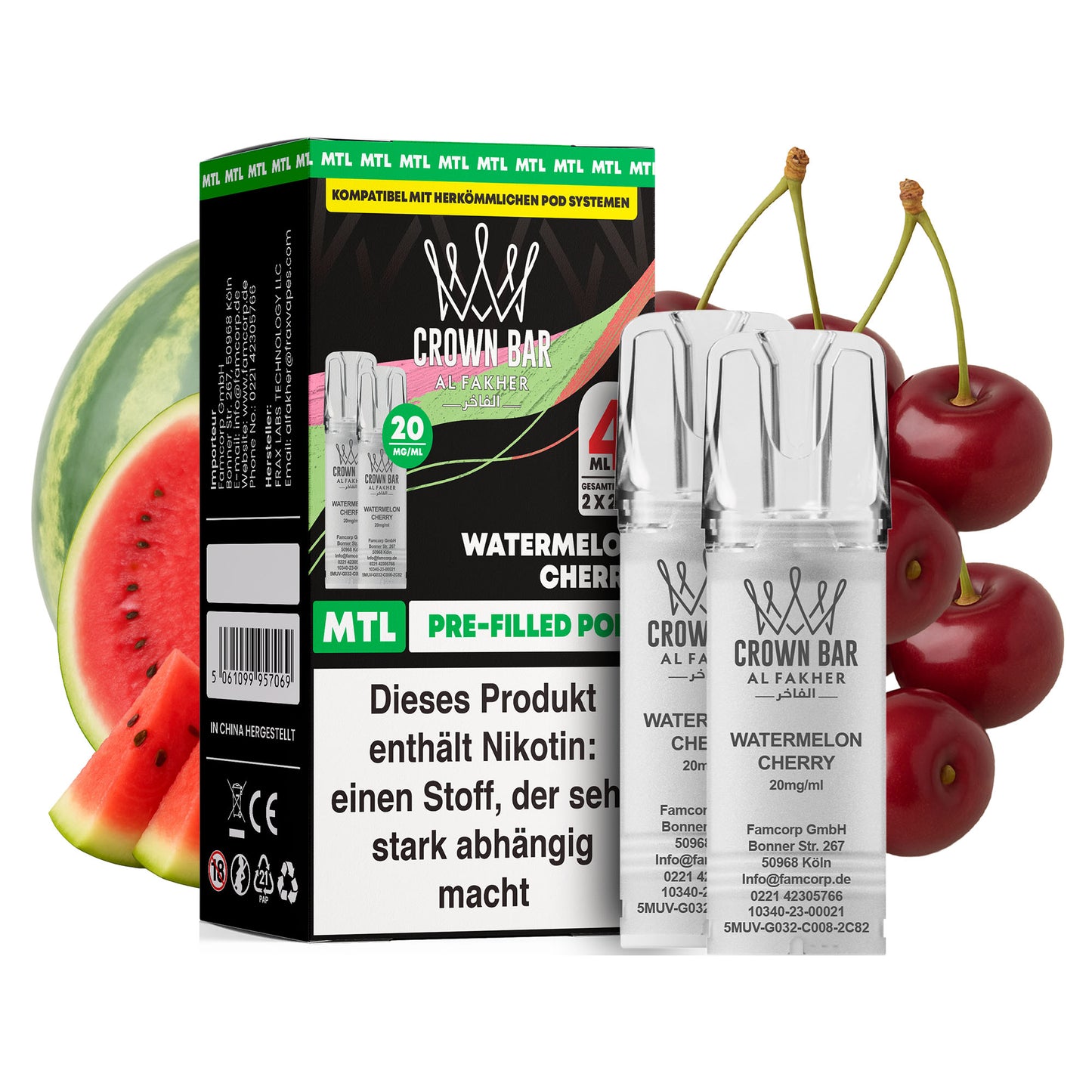 Al Fakher - Prefilled Pod - Watermelon Cherry