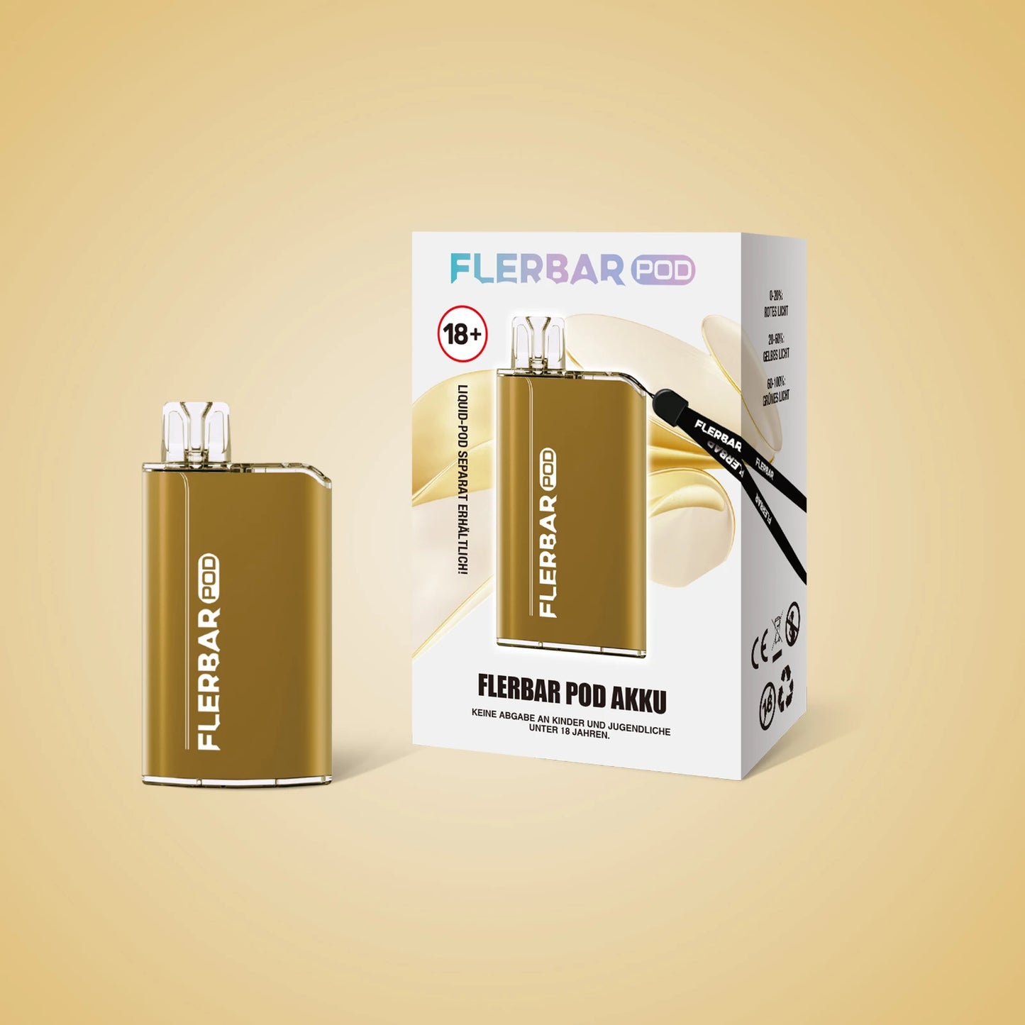 Flerbar - Basisgerät - Gold - ShishaBaba