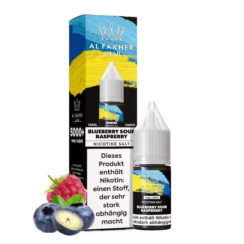 Al Fakher Liquid 10ml - Blueberry Sour Raspberry - 20mg