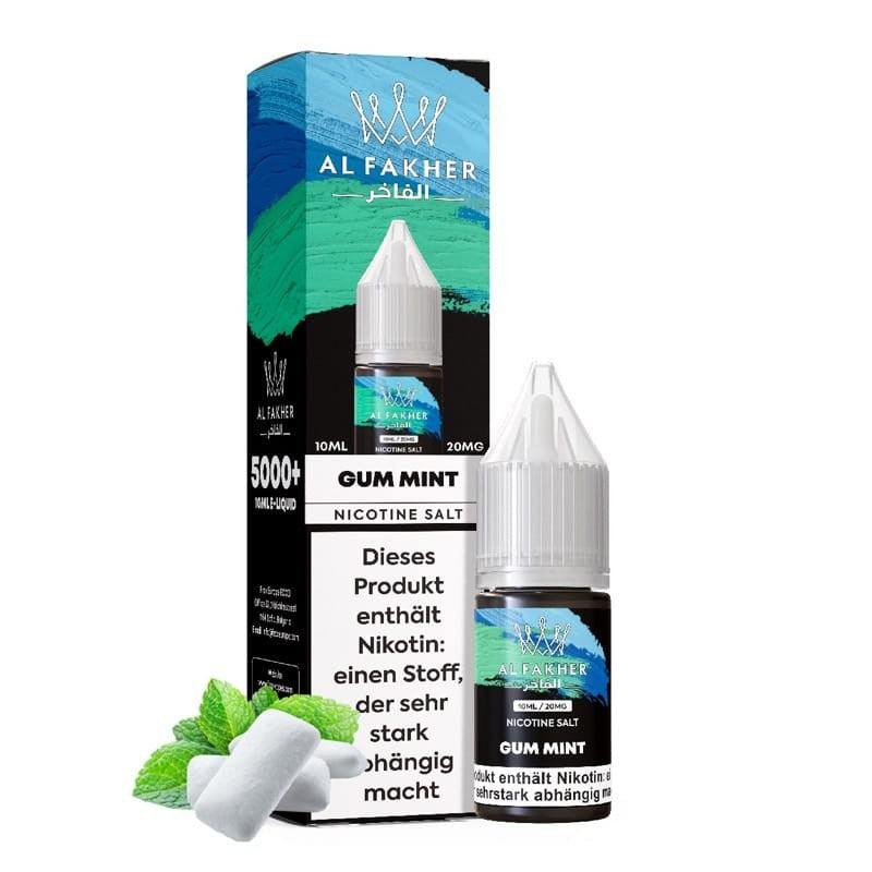 Al Fakher Liquid 10ml - Gum Mint - 20mg
