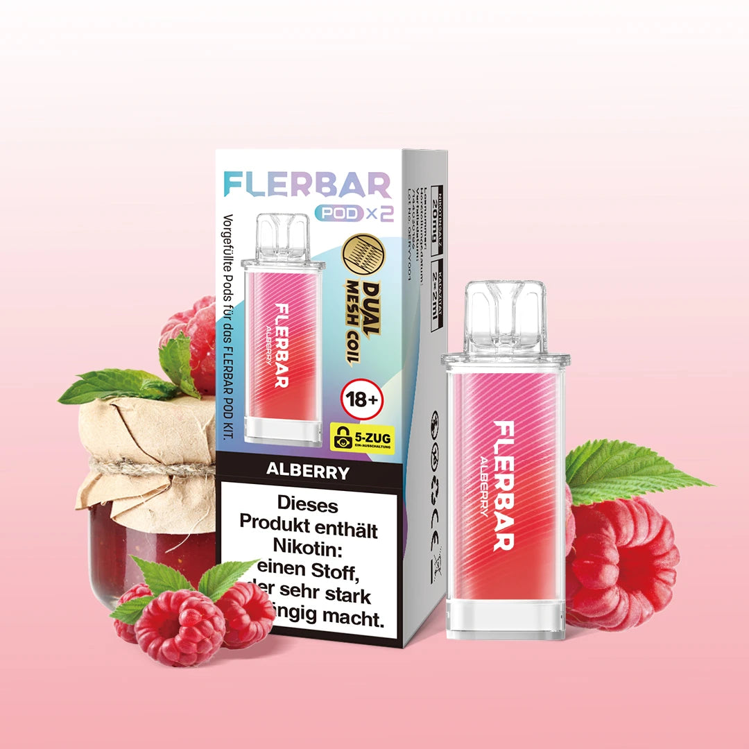 Flerbar - Prefilled Pod - Alberry - ShishaBaba
