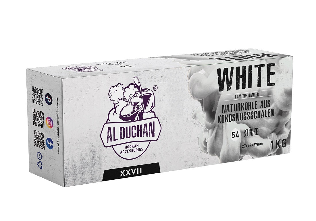 Al Duchan White - Shisha Cubes - #27er 1KG