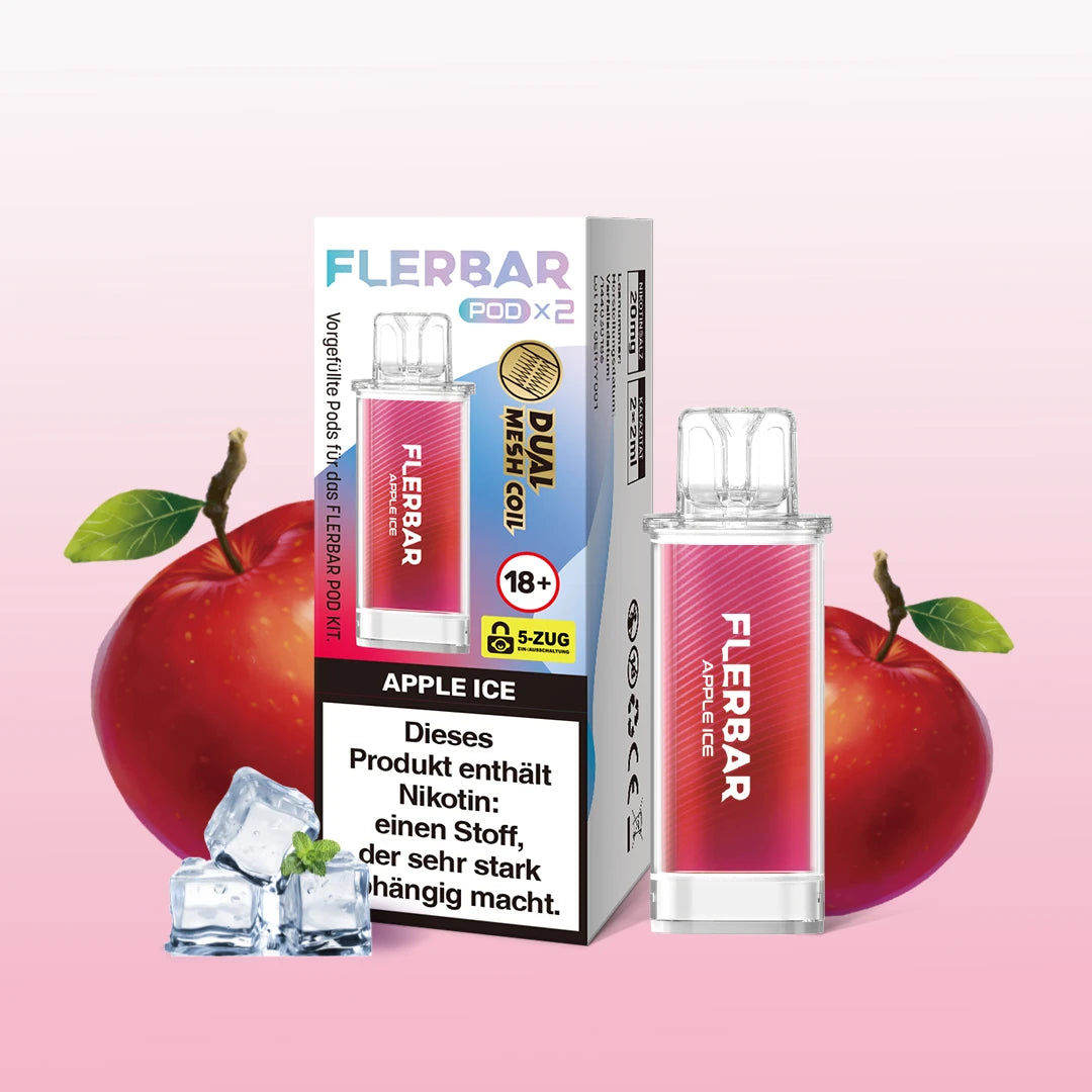 Flerbar - Prefilled Pod - Apple Ice - ShishaBaba