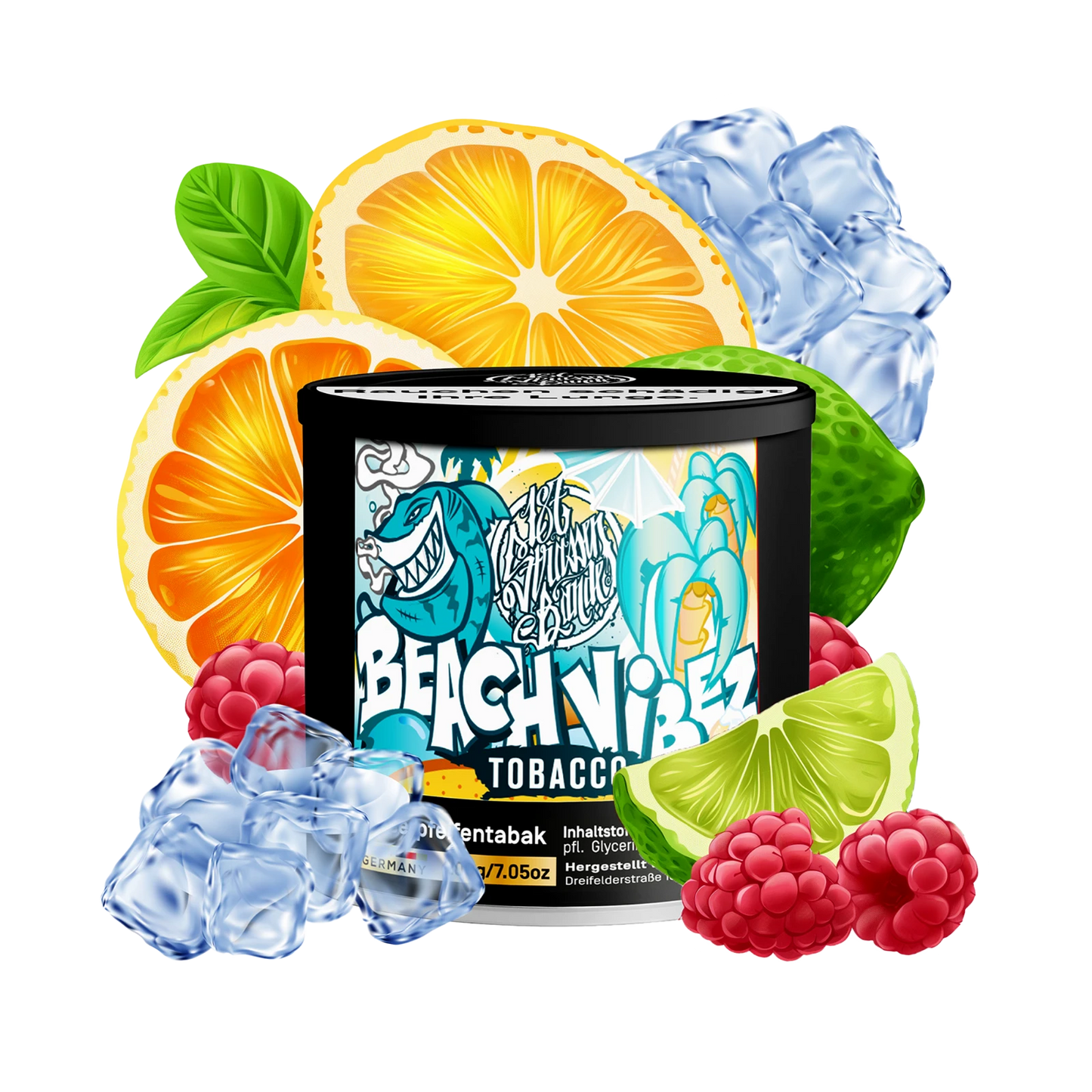 187 Tobacco - Beach Vibez - 200g - ShishaBaba