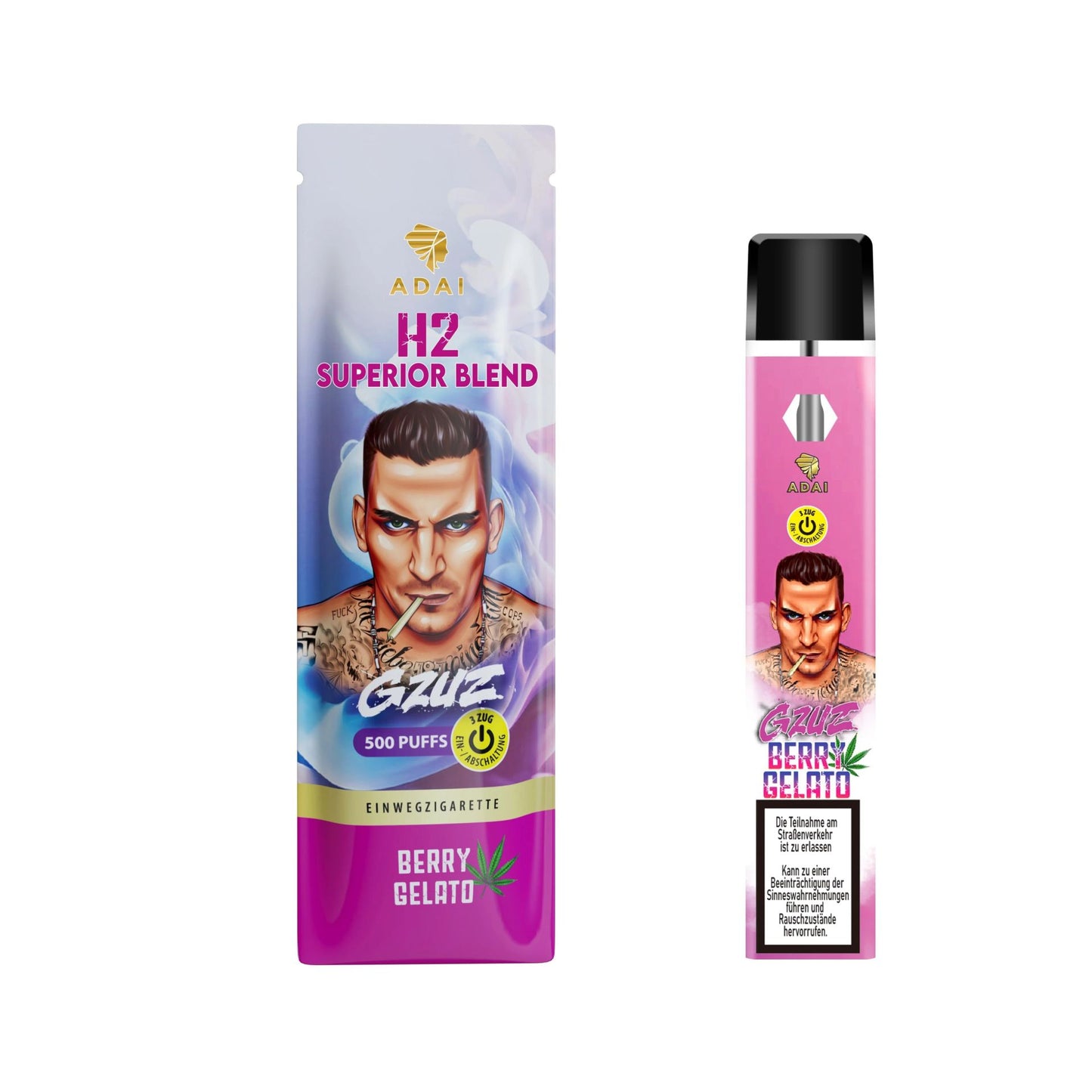 Gzuz - Berry Gelato - (H2 Superior Blend 95%) 1ml