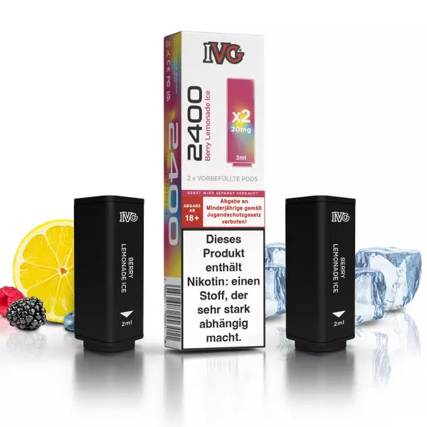 IVG - Prefilled Pod - Berry Lemonade Ice - ShishaBaba
