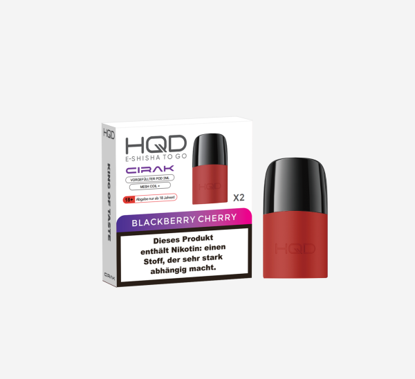 HQD Cirak - Prefilled Pod - Blackberry Cherry - ShishaBaba
