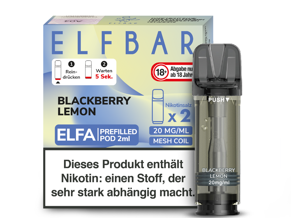 ELFA - Prefilled Pod - Blackberry Lemon