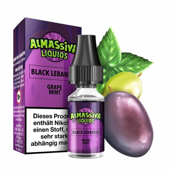 Al Massiva Liquid 10ml - Black Lebanese - 10mg - ShishaBaba