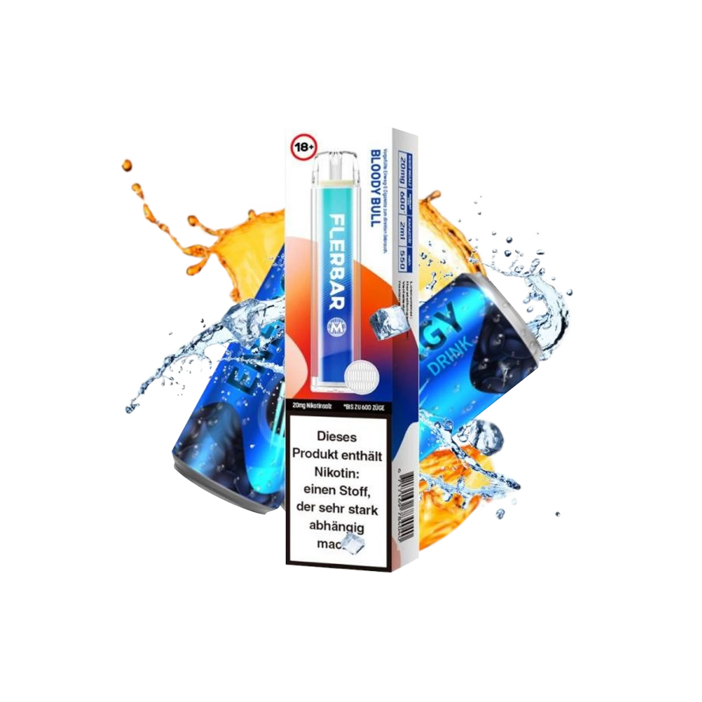 Flerbar Vape - Bloody Bull - 20mg - ShishaBaba