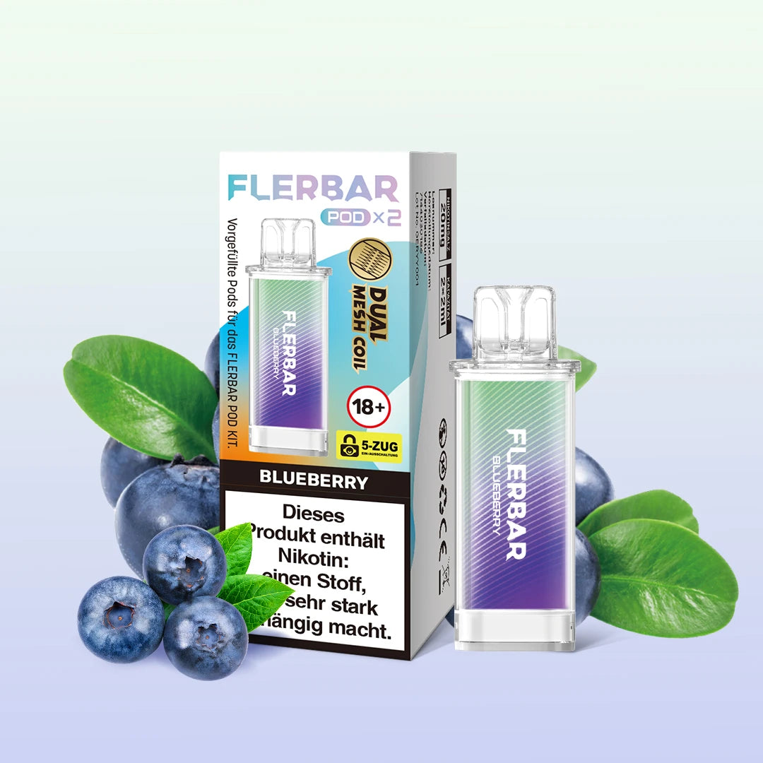 Flerbar - Prefilled Pod - Blueberry - ShishaBaba