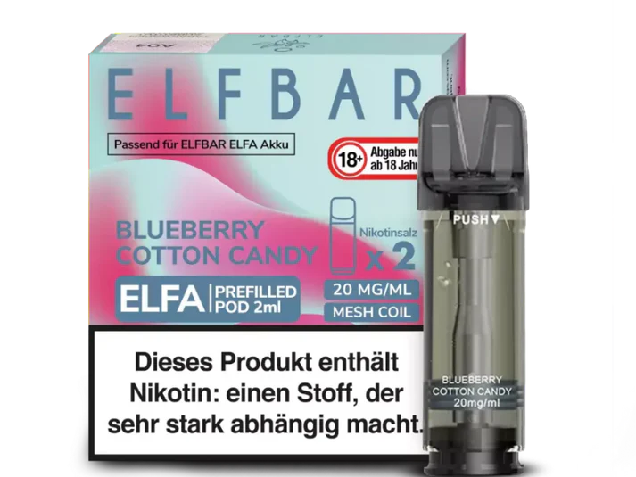 ELFA - Prefilled Pod - Blueberry Cotton Candy