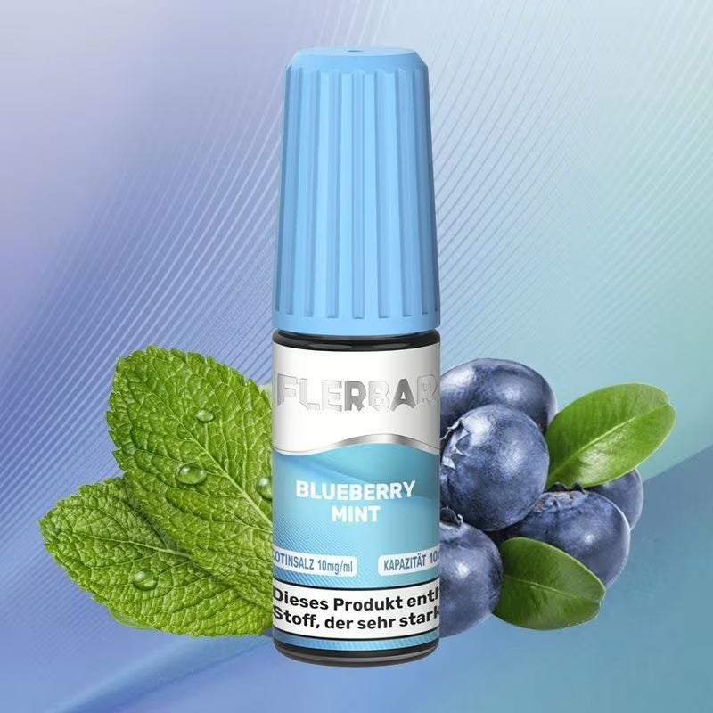 Flerbar Liquid 10ml - Blueberry Mint - 10mg