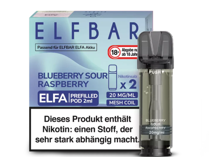 ELFA - Prefilled Pod - Blueberry Sour Raspberry
