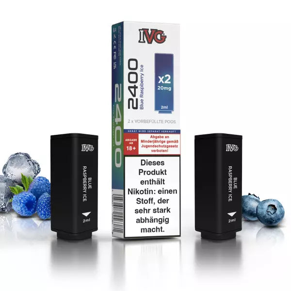 IVG - Prefilled Pod - Blue Raspberry Ice - ShishaBaba
