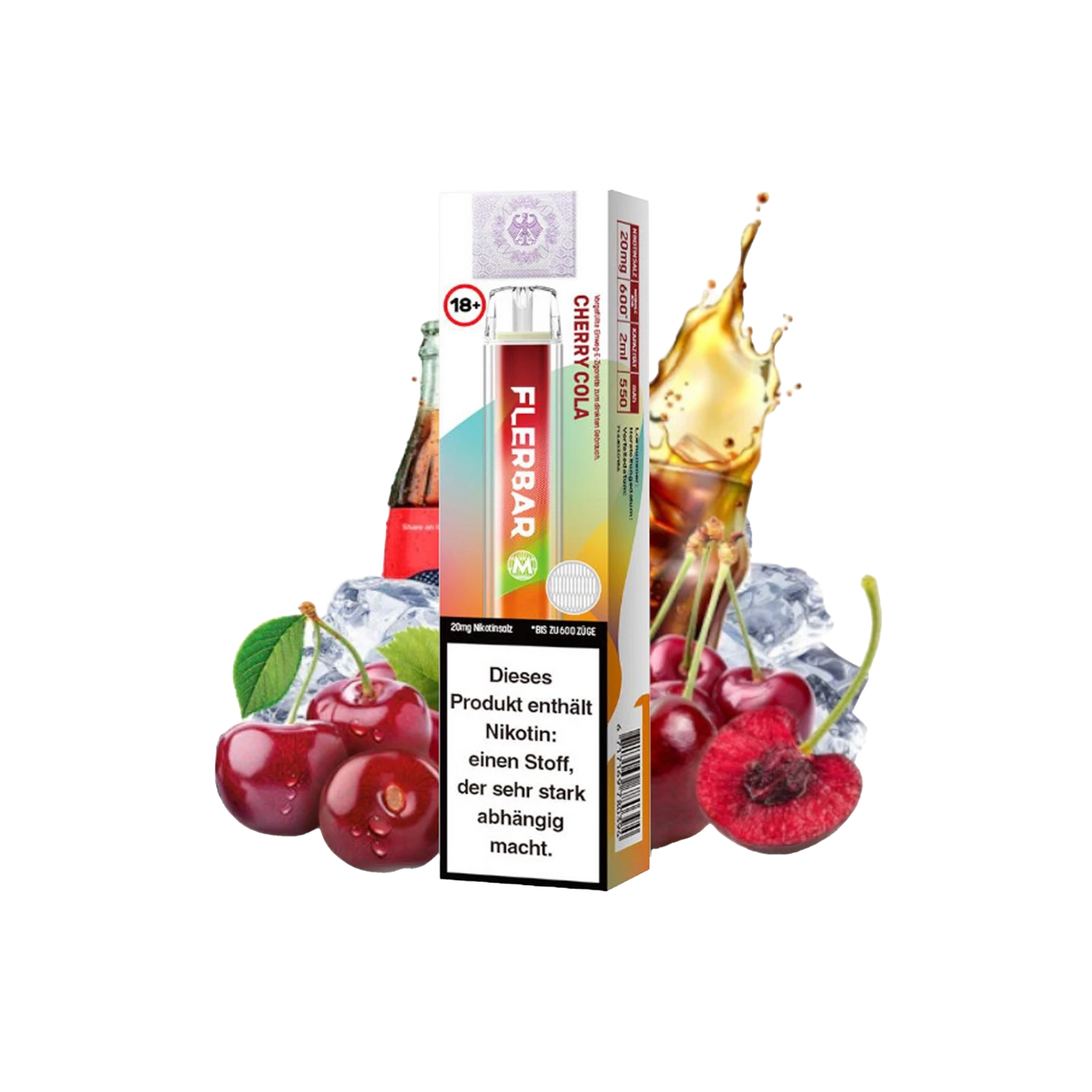 Flerbar Vape - Cherry Cola - 20mg - ShishaBaba