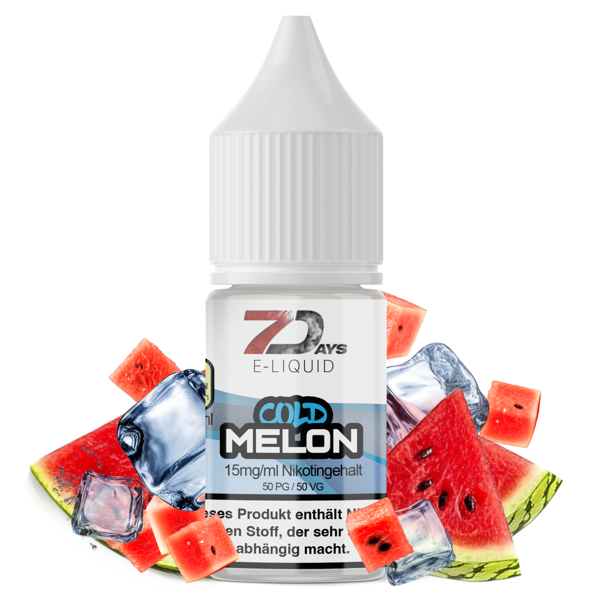 7Days Liquid 10ml - Cold Melon - 15mg