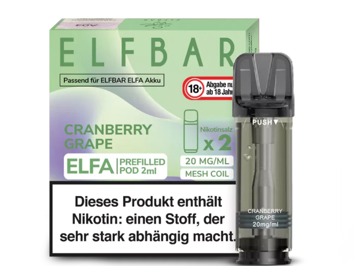 ELFA - Prefilled Pod - Cranberry Grape