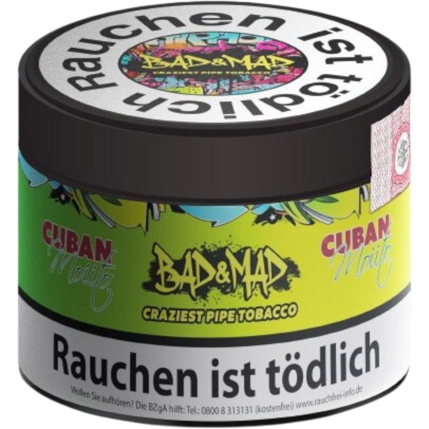Bad&Mad Dry Base - Cuban Mojito - Pfeifentabak 65g