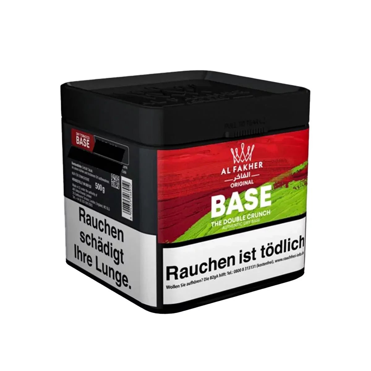 Al Fakher Dry Base - The Double Crunch - Pfeifentabak 500g - ShishaBaba