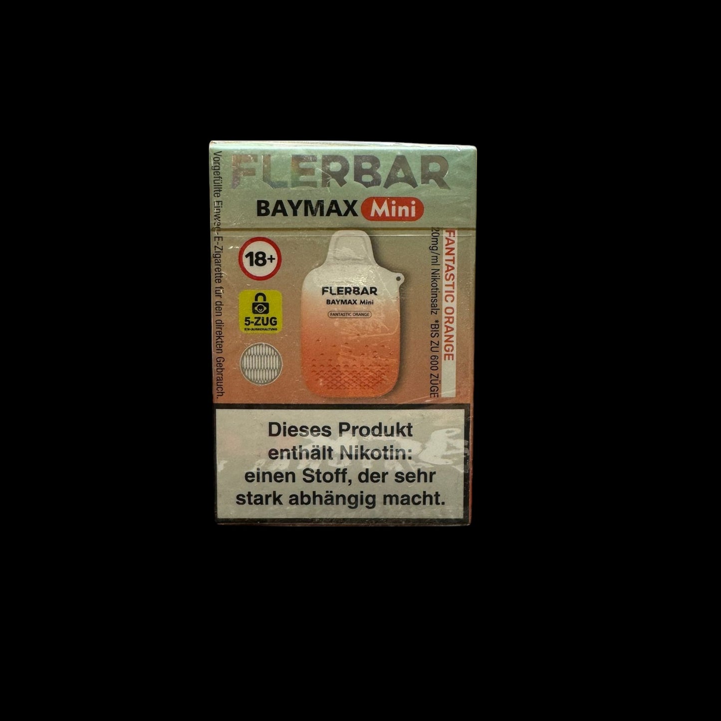 Flerbar Baymax Mini - Fantastic Orange - 20mg