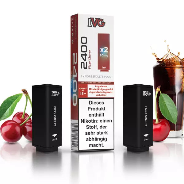 IVG - Prefilled Pod - Fizzy Cherry - ShishaBaba