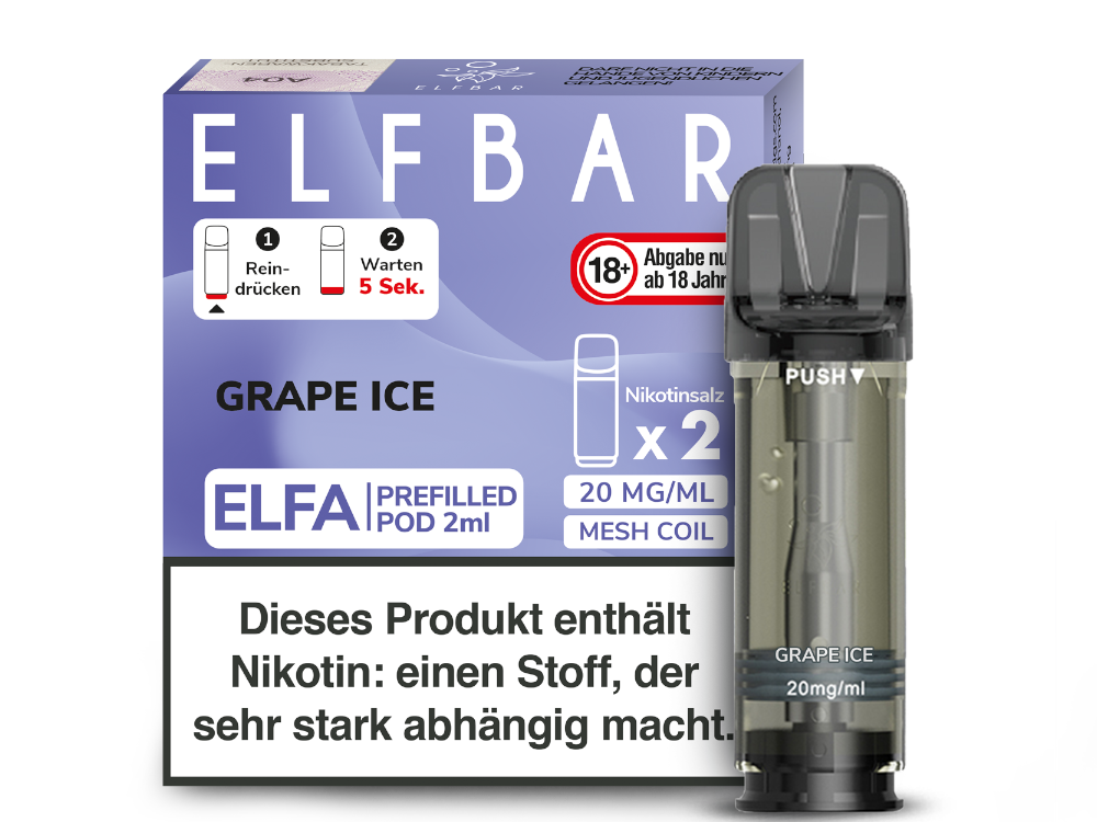 ELFA - Prefilled Pod - Grape Ice