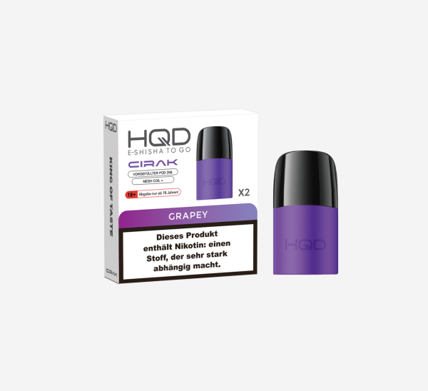 HQD Cirak - Prefilled Pod - Grapey - ShishaBaba
