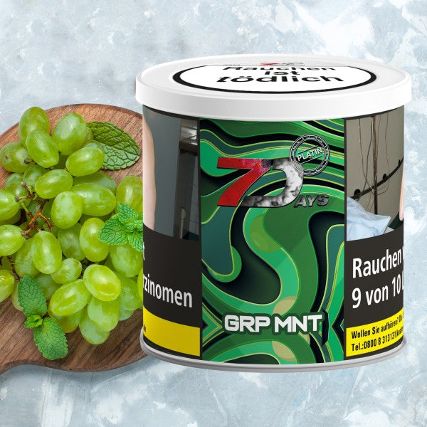 7Days Platin - Grp Mnt - 200g - ShishaBaba