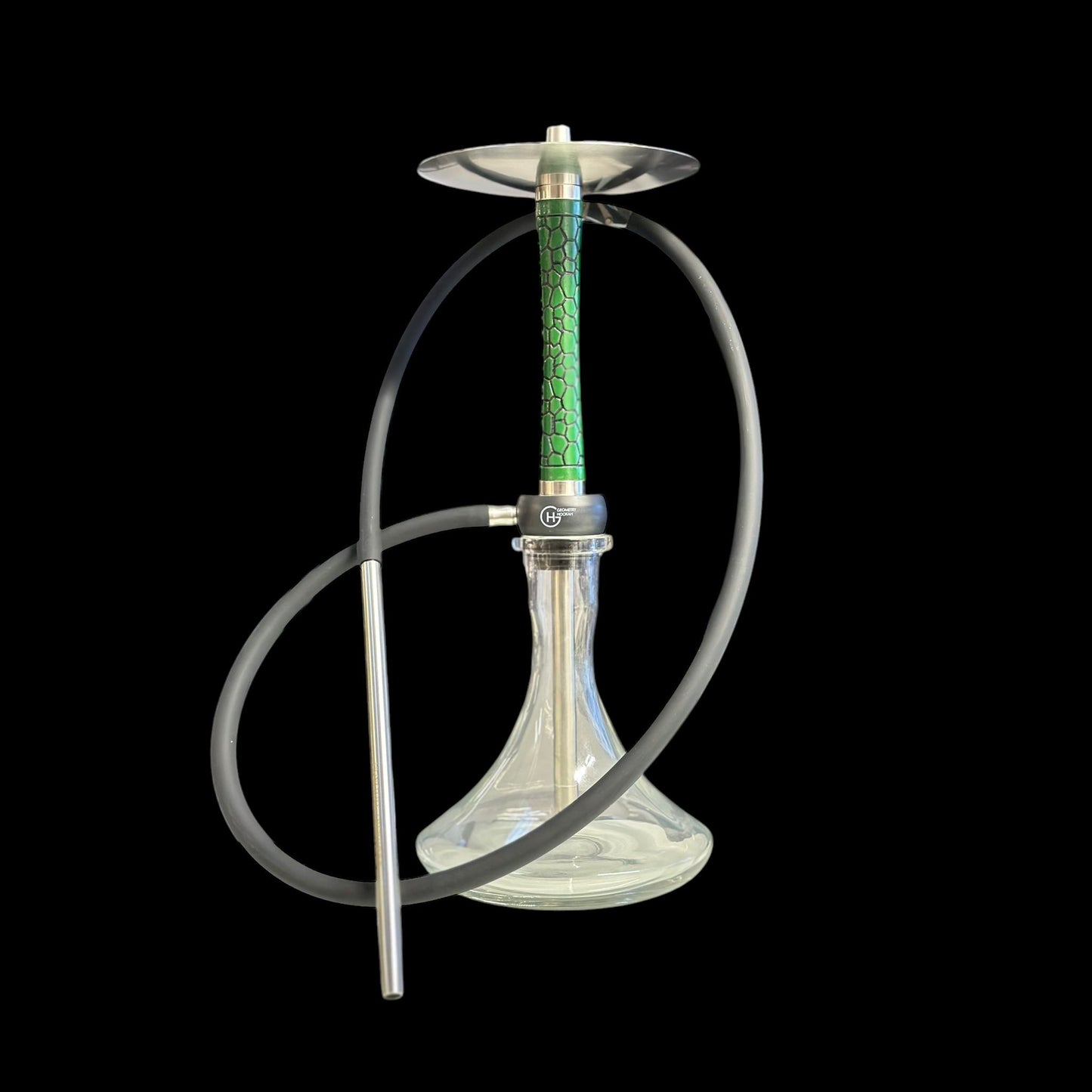 Geometry Hookah - Little Bro - Stone Green