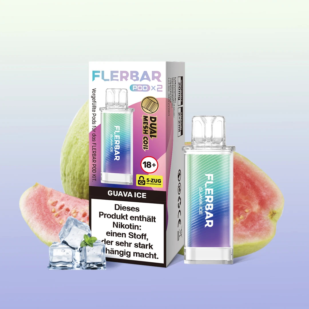 Flerbar - Prefilled Pod - Guava Ice - ShishaBaba