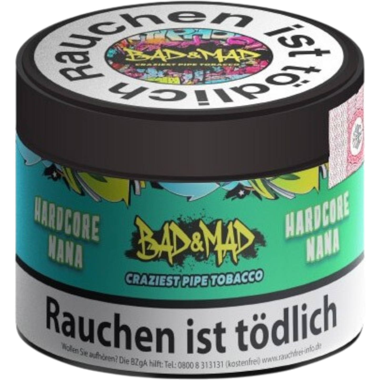 Bad&Mad Dry Base - Hardcore Nana - Pfeifentabak 65g