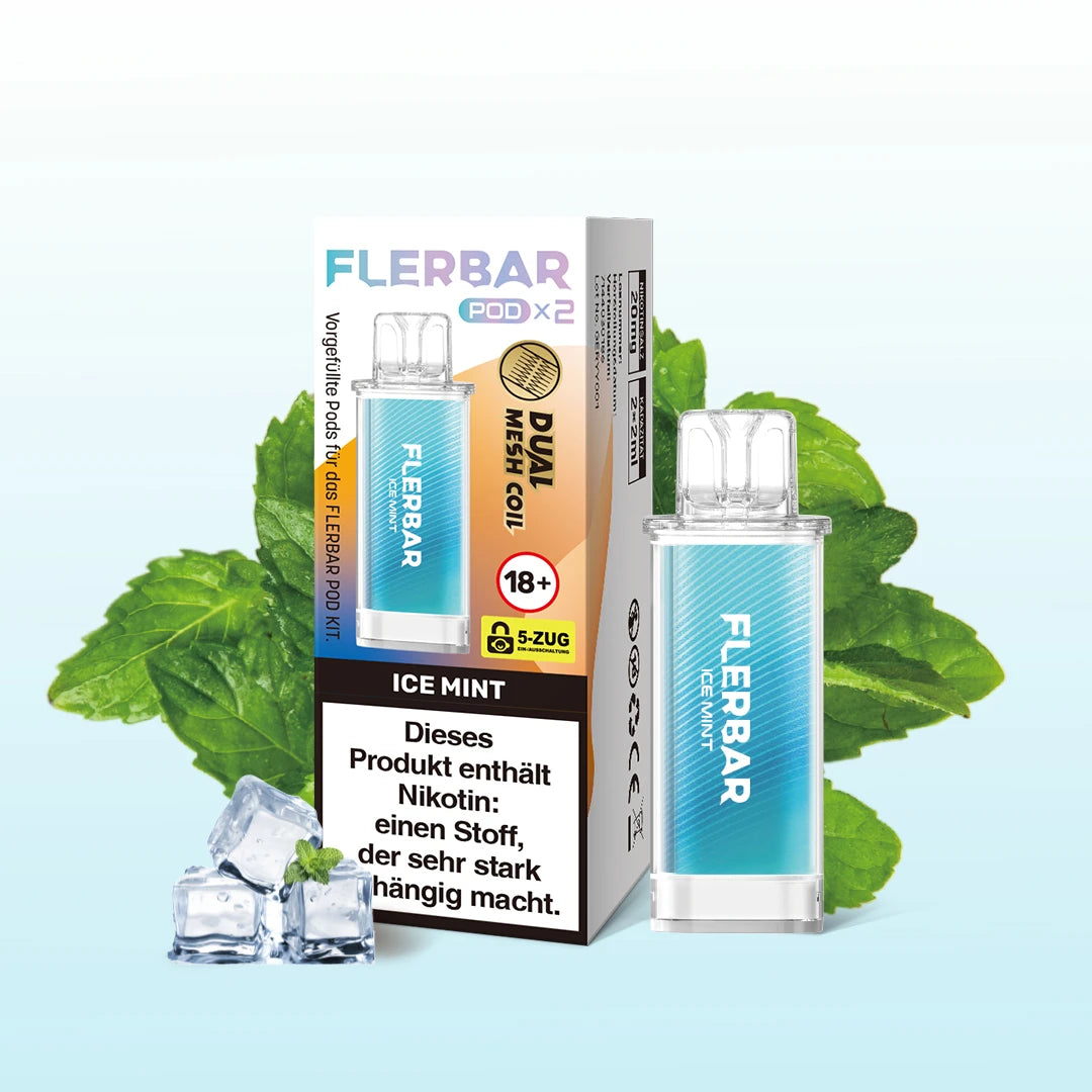 Flerbar - Prefilled Pod - Ice Mint - ShishaBaba