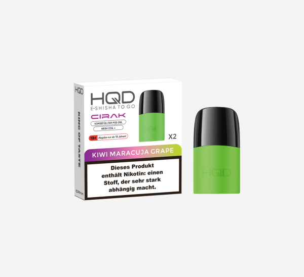 HQD Cirak - Prefilled Pod - Kiwi Maracuja Grape - ShishaBaba
