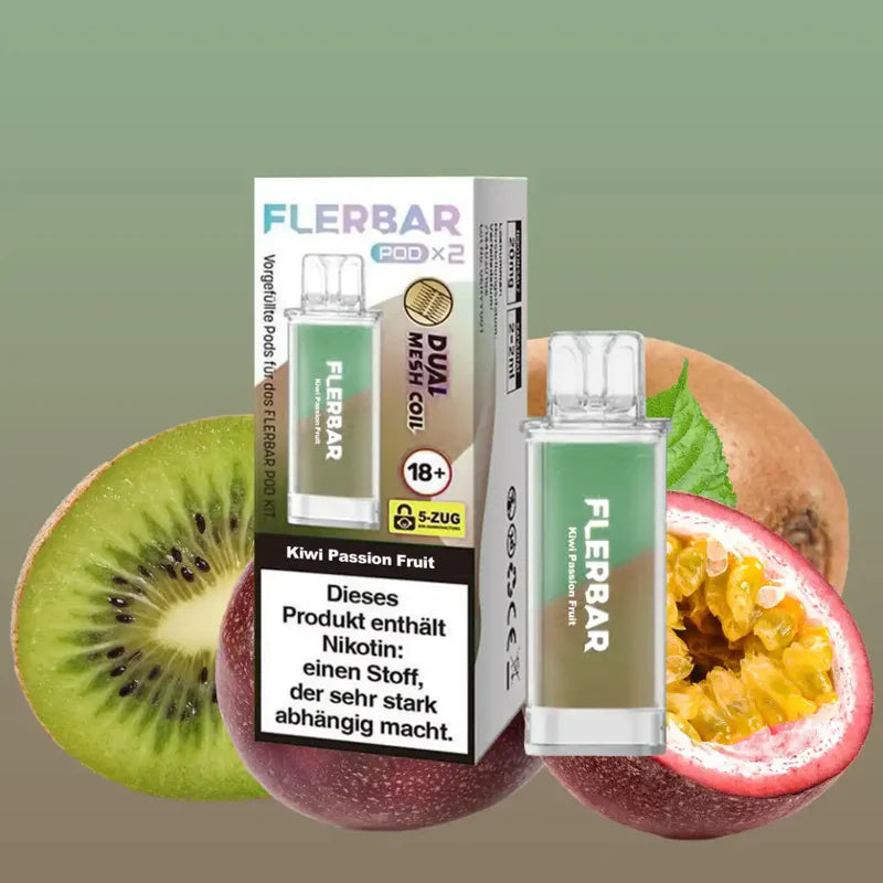 Flerbar - Prefilled Pod - Kiwi Passion Fruit - ShishaBaba