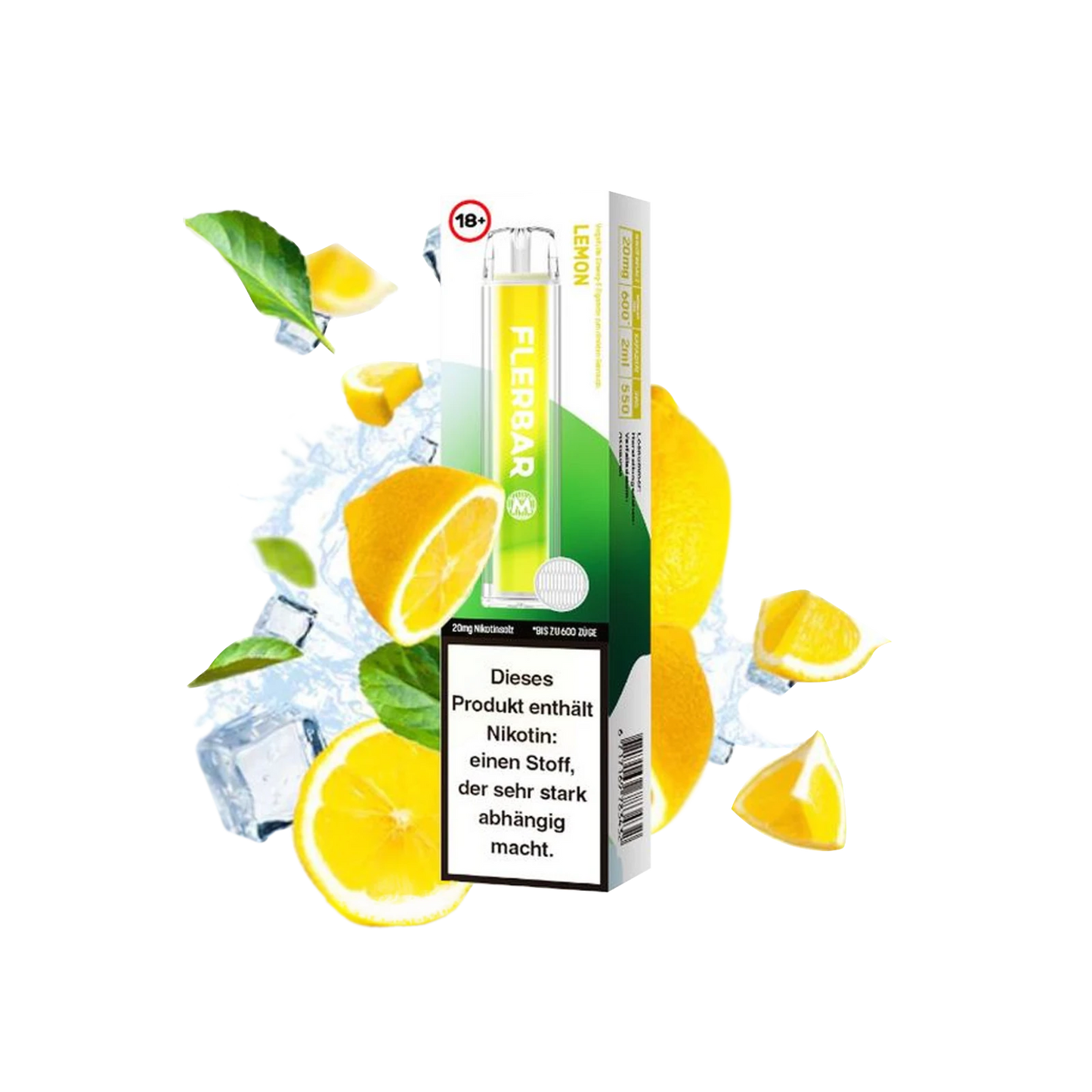 Flerbar Vape - Lemon - 20mg - ShishaBaba