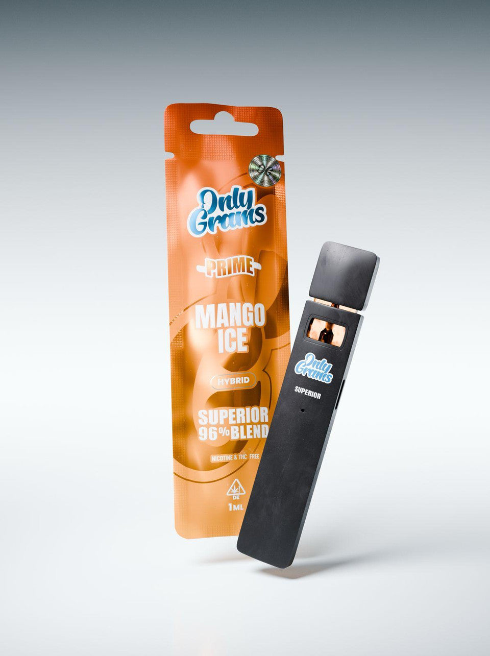 Only Grams - Mango Ice - (H2 Superior Blend 96%) 1ml