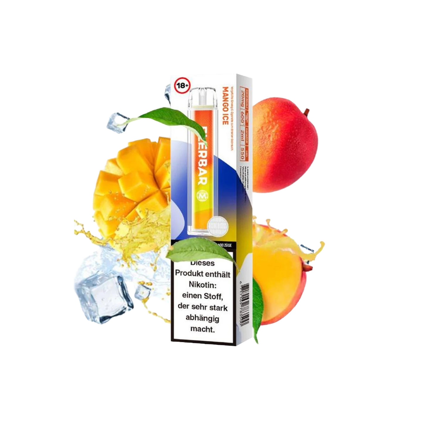Flerbar Vape - Mango Ice - 20mg - ShishaBaba